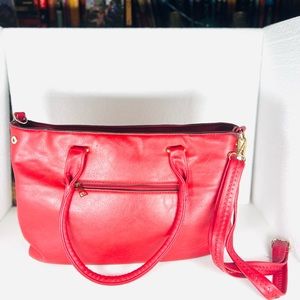 Faux Leather Vintage Tote Bag